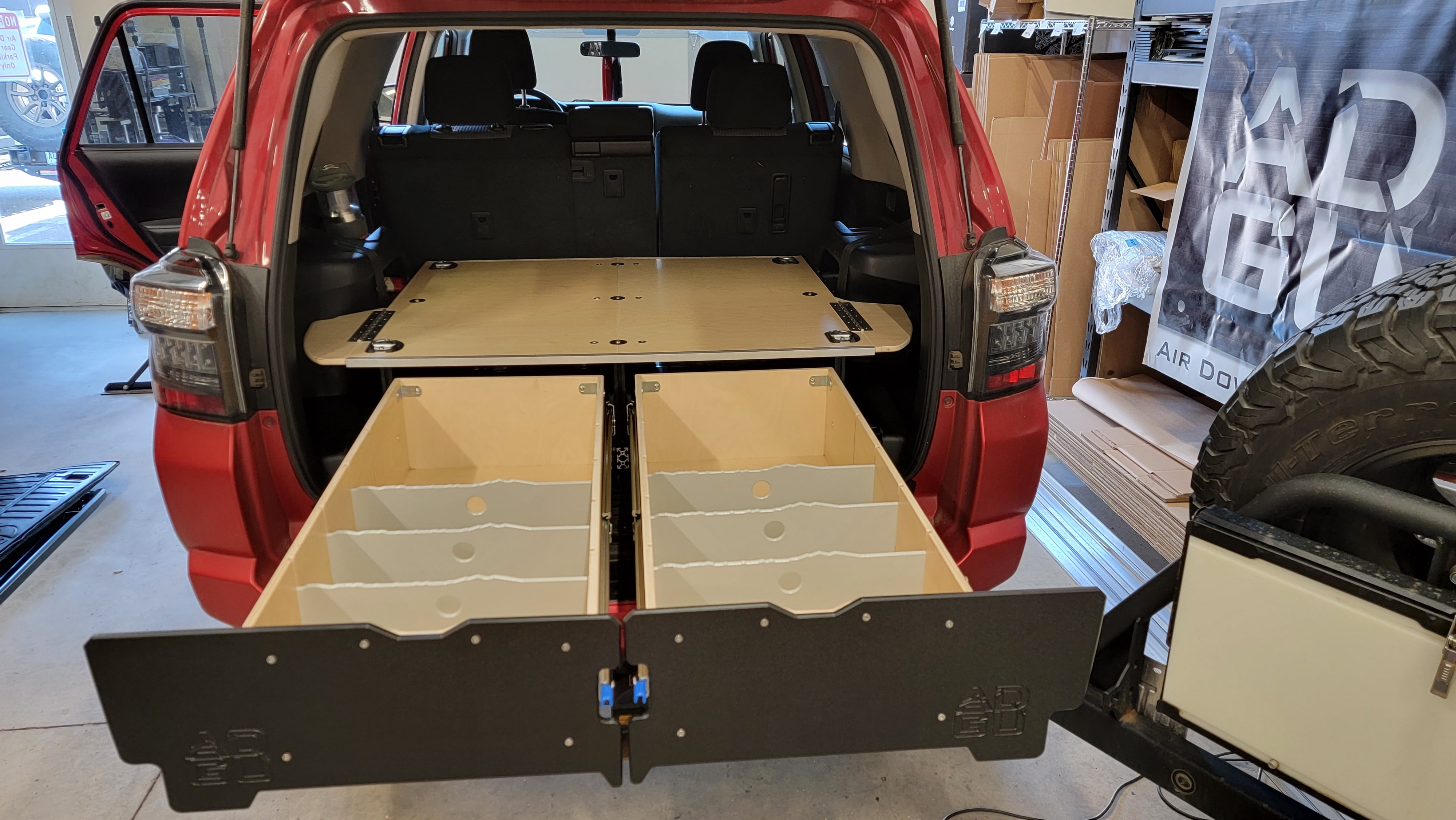5th Gen 4Runner w 3rd Row Seating - Dual Drawer