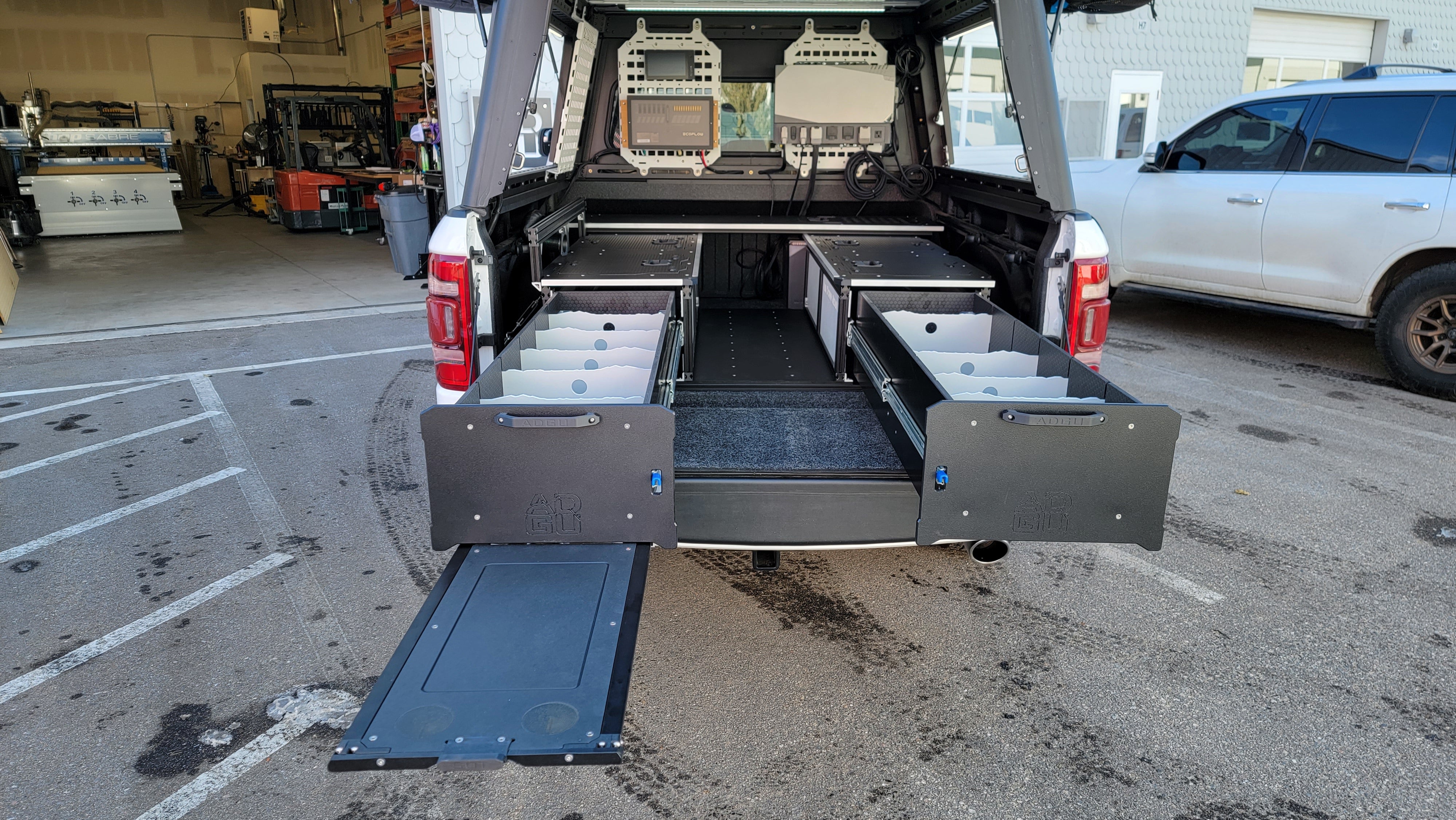 Truck Bed System with Galley