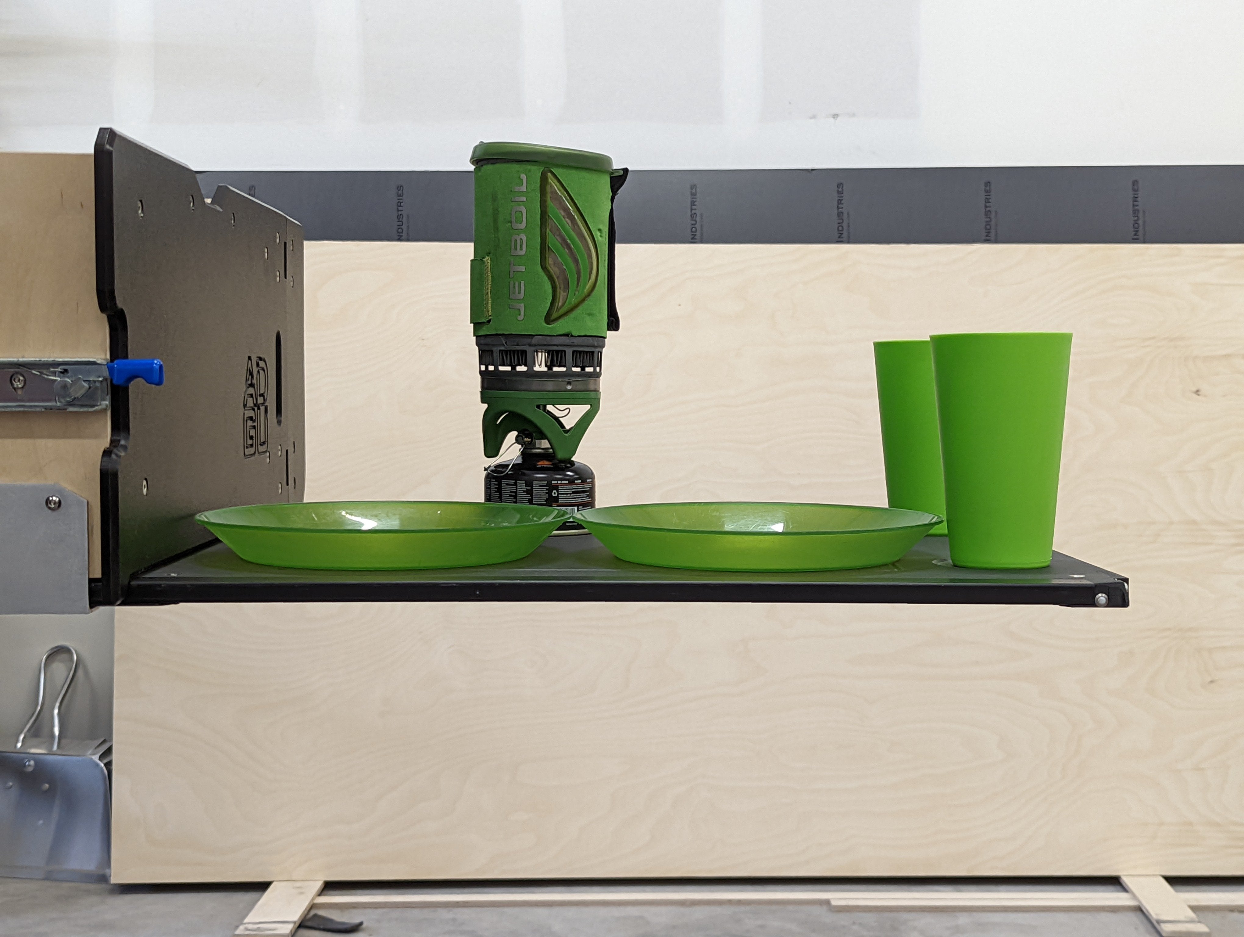 Slide Out Table: 16in Wide